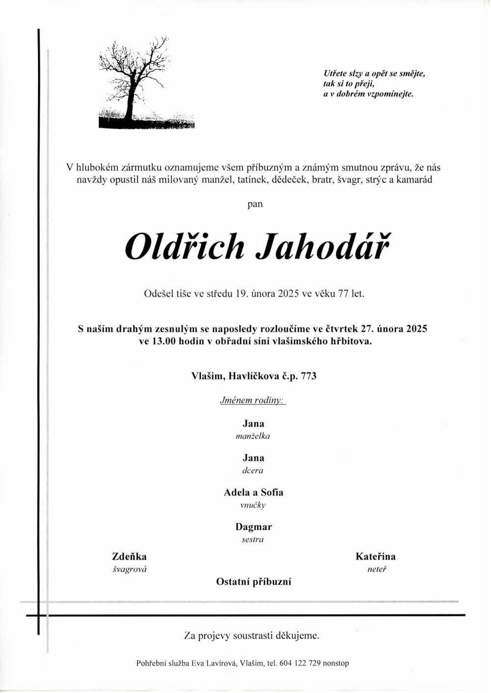 Oldřich Jahodář